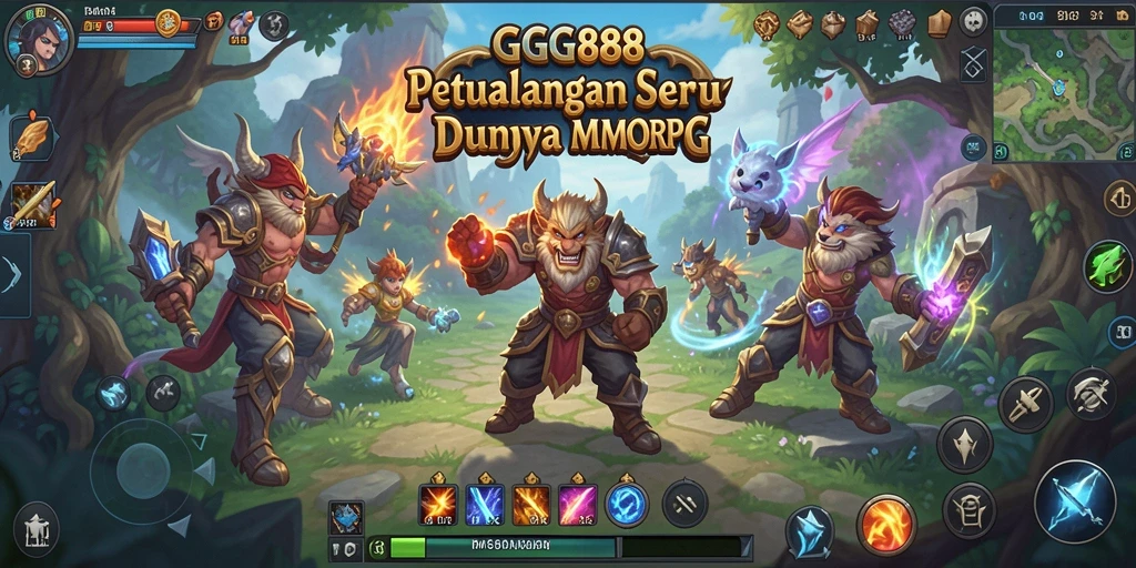 Gameplay menarik dari GGG888 dengan petualangan seru dalam dunia MMORPG.